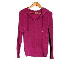 3 for $30! Sonoma magenta hooded sweater